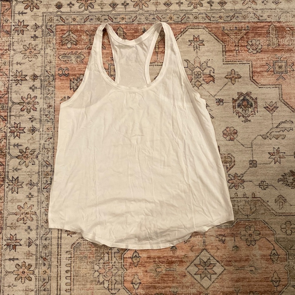 White Lululemon Tank